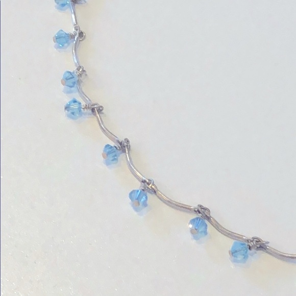 π Swarovski Crystal Sterling necklace - Picture 2 of 9